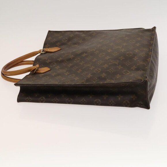 LOUIS VUITTON Monogram Sac Plat Hand Bag M51140 LV Auth yk17959 - Picture 4 of 16